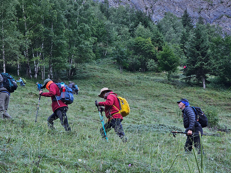 Trekking alrededor del Mont Blanc