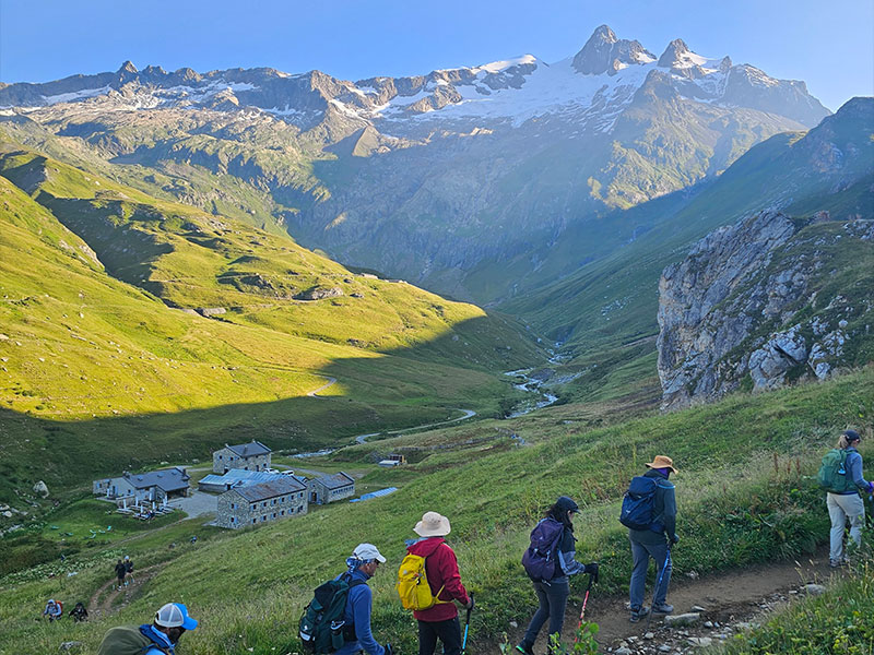 Trekking alrededor del Mont Blanc